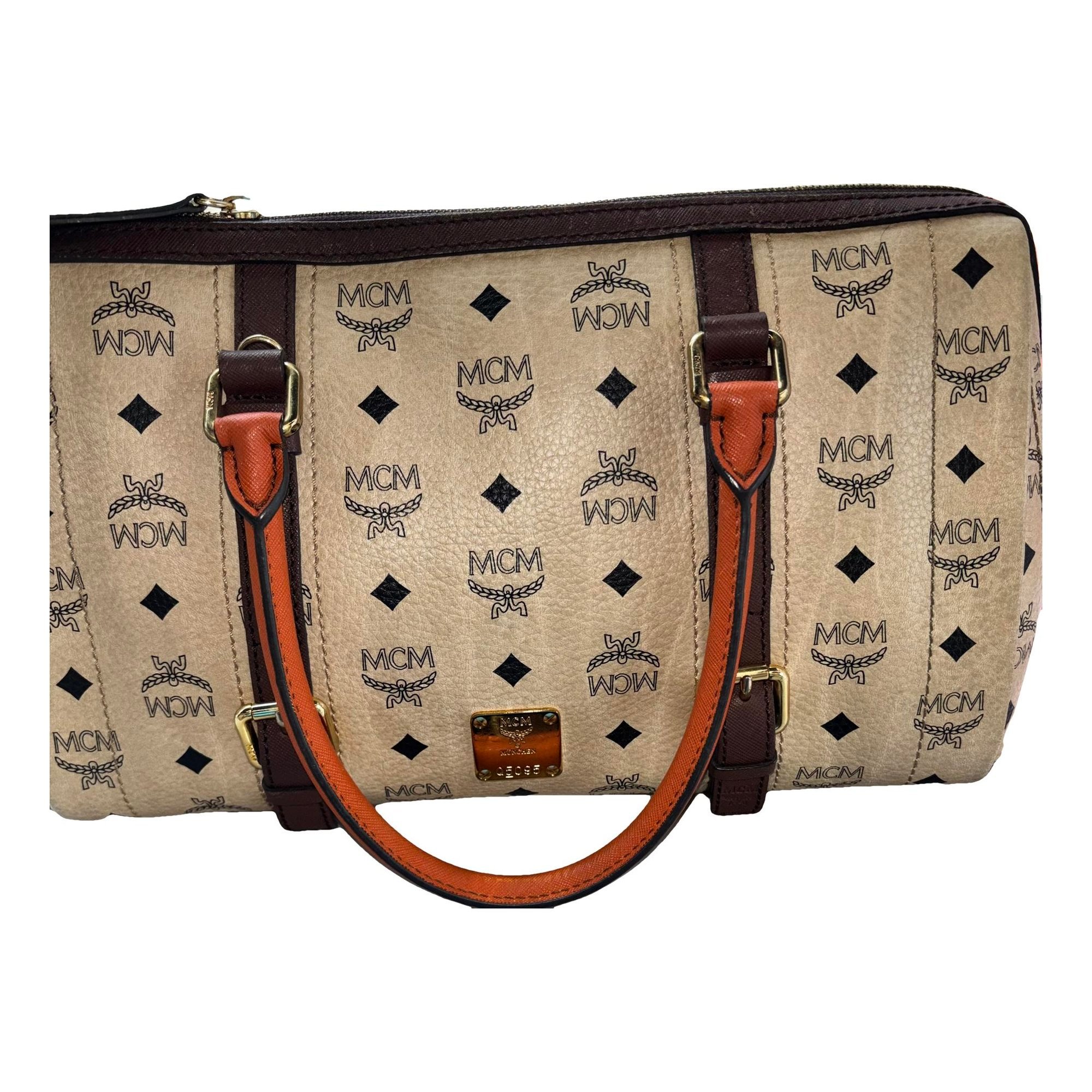 Boston leather satchel