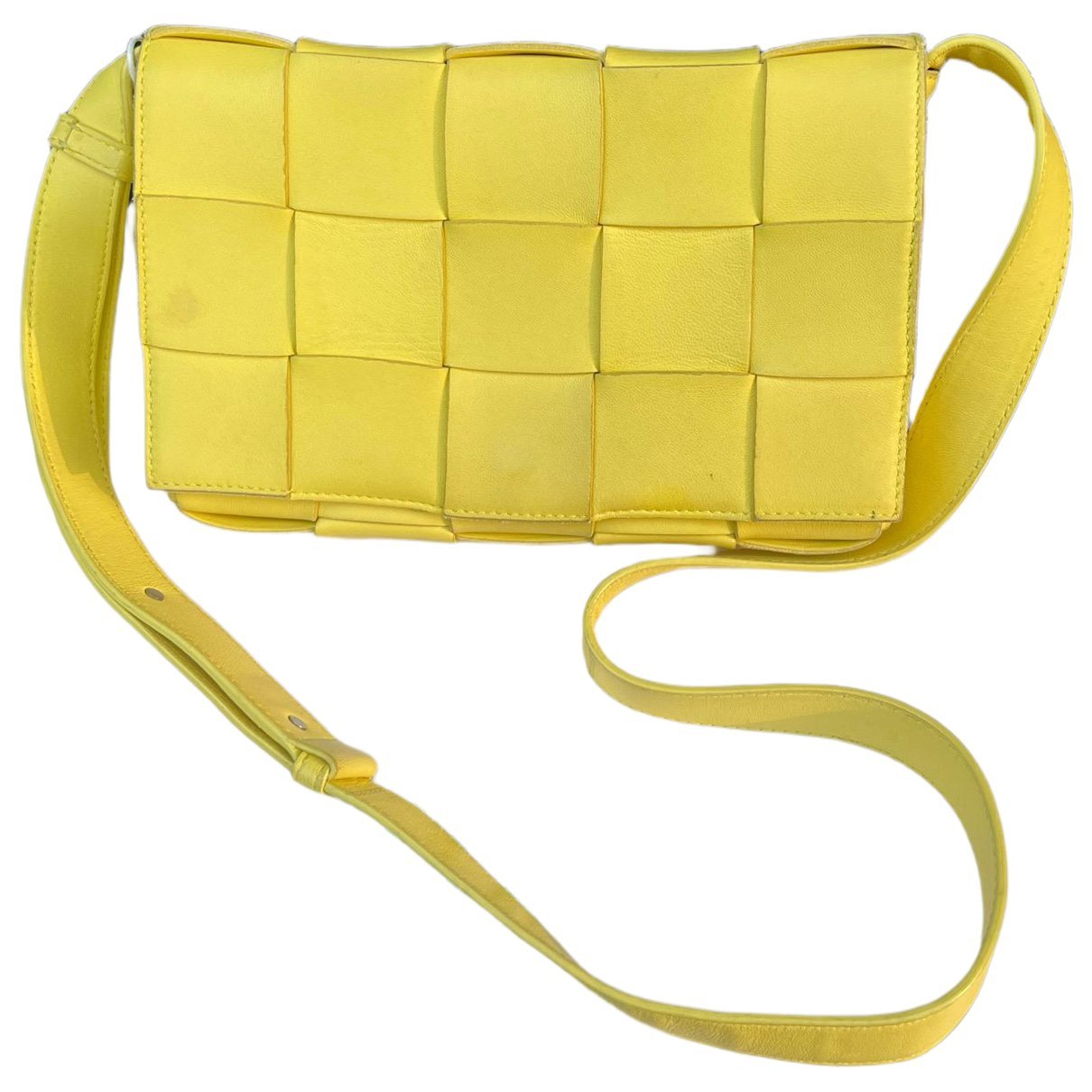 Cassette leather handbag
