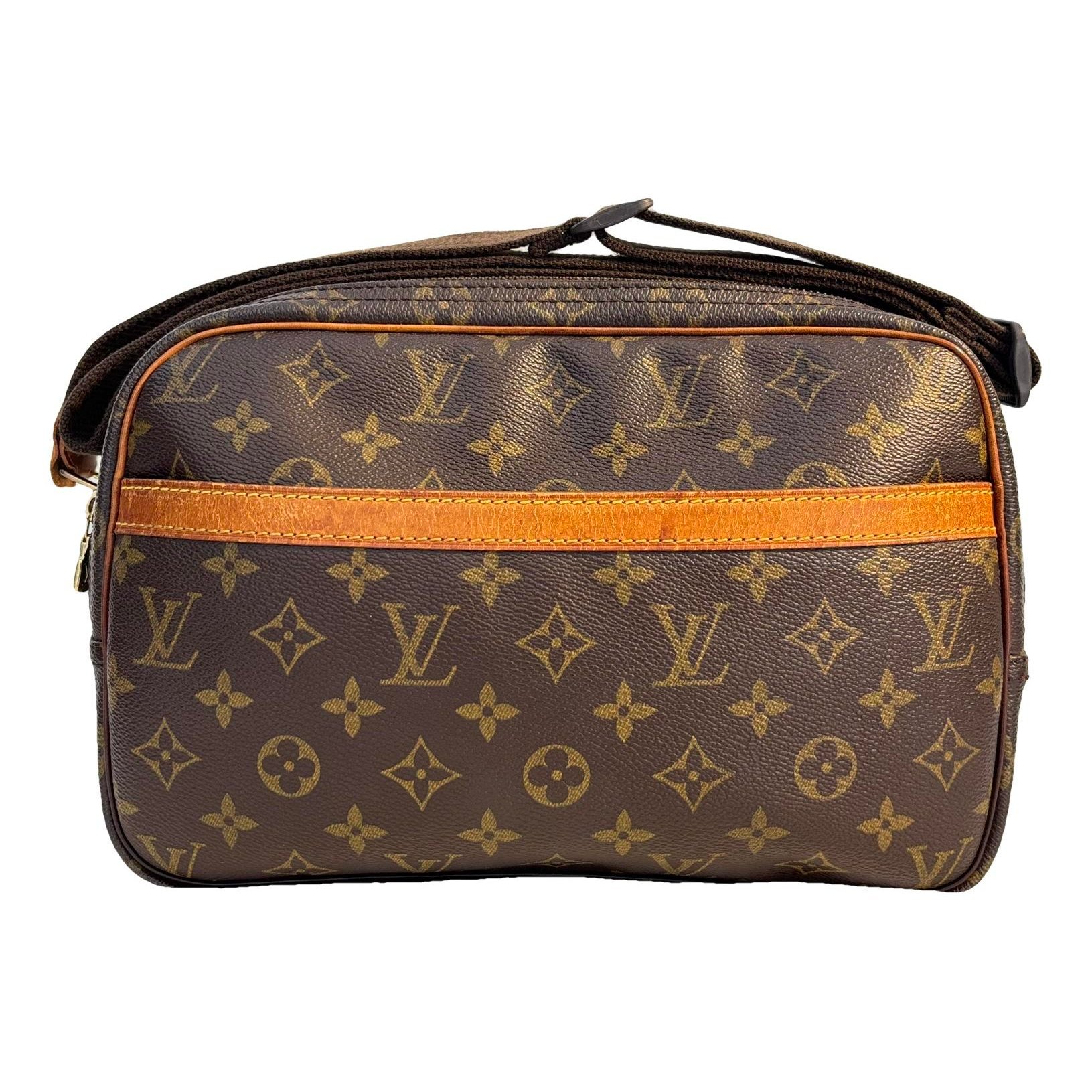 Reporter leather crossbody bag