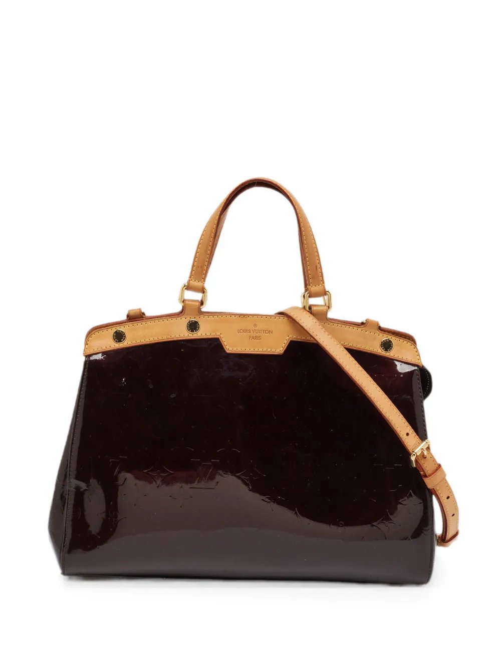 MM Brea Amarante Monogram Vernis tote bag
