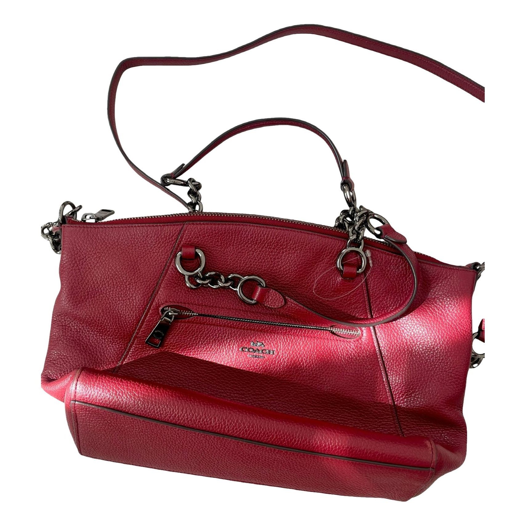 Leather handbag