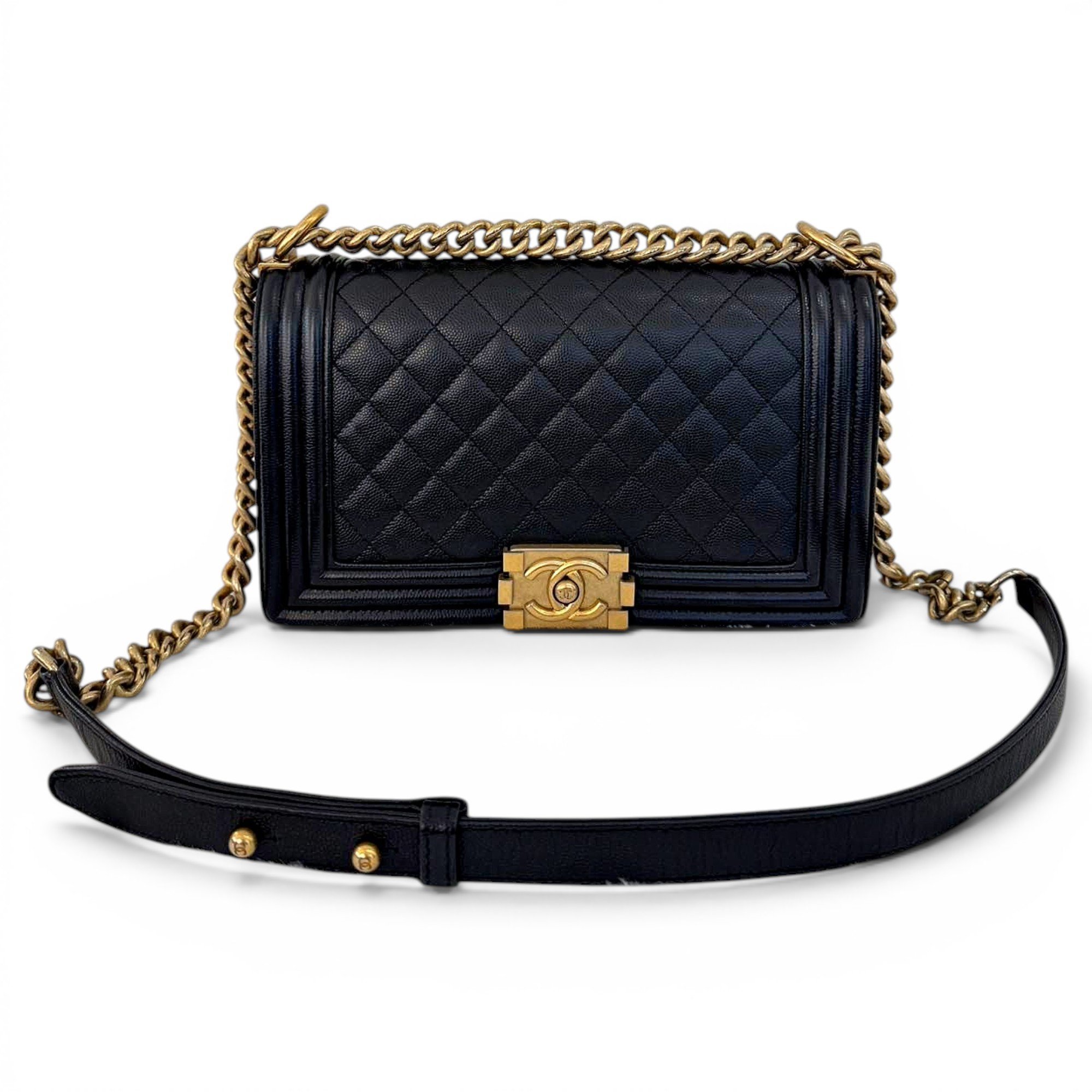 Boy leather crossbody bag