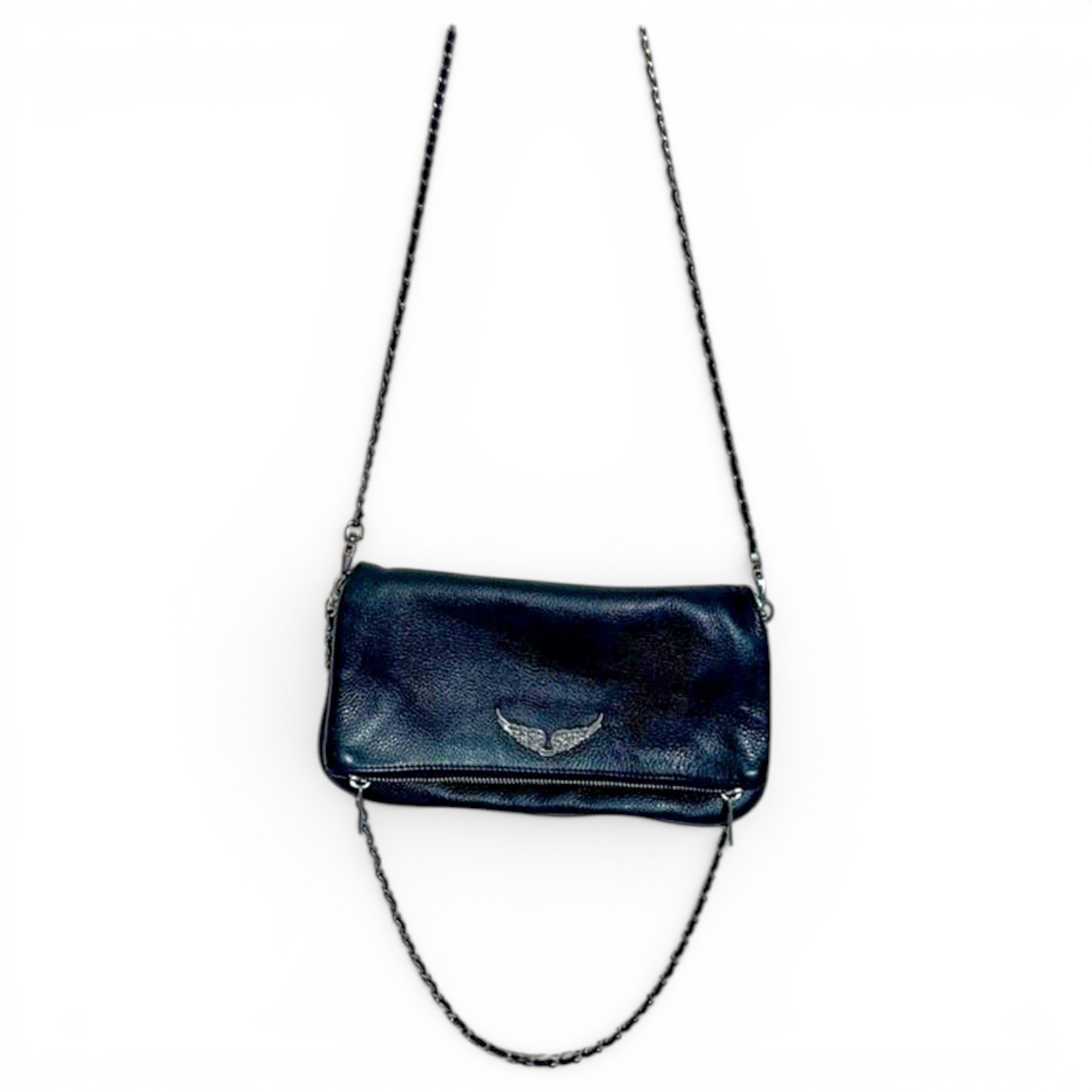 Rock leather crossbody bag