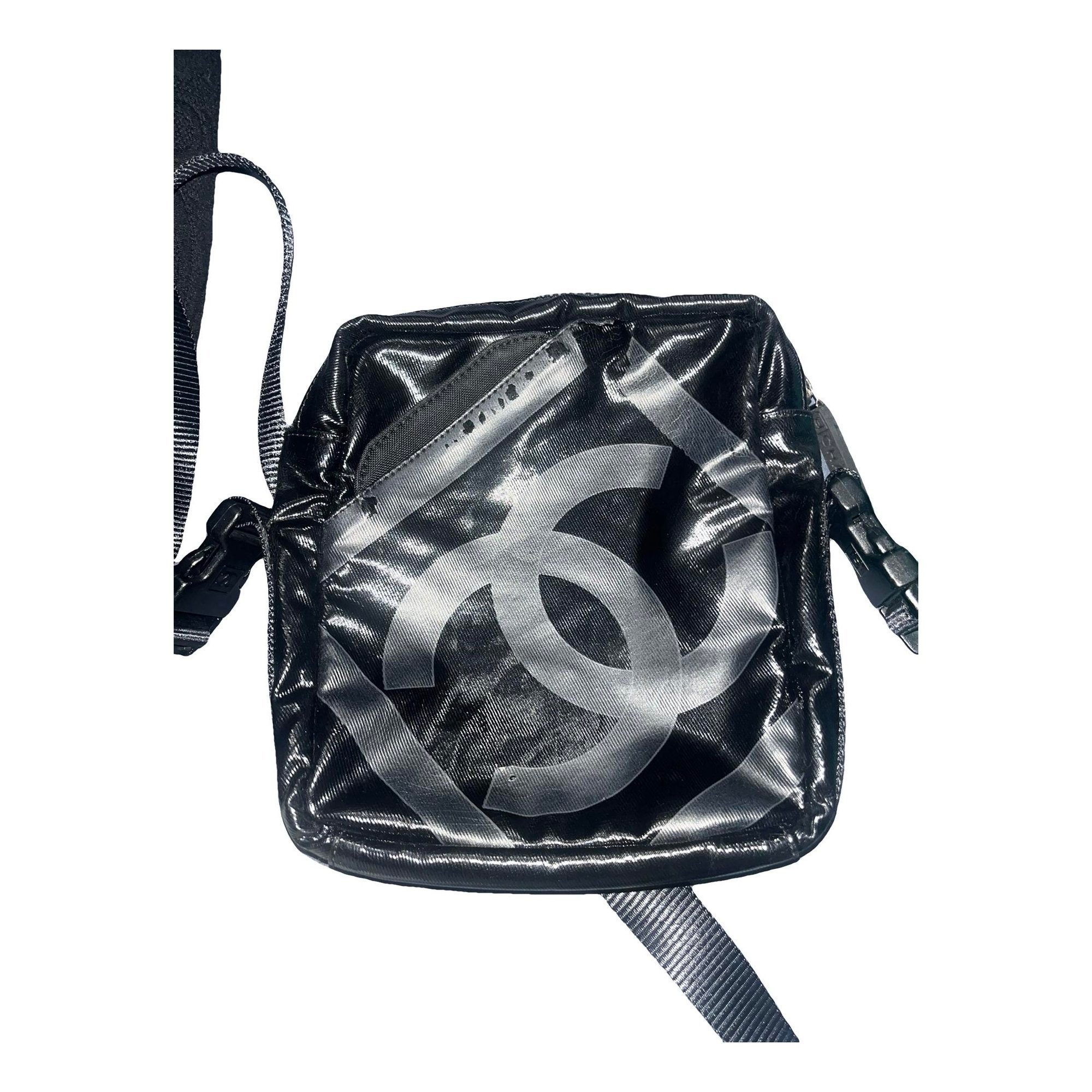 Patent leather crossbody bag