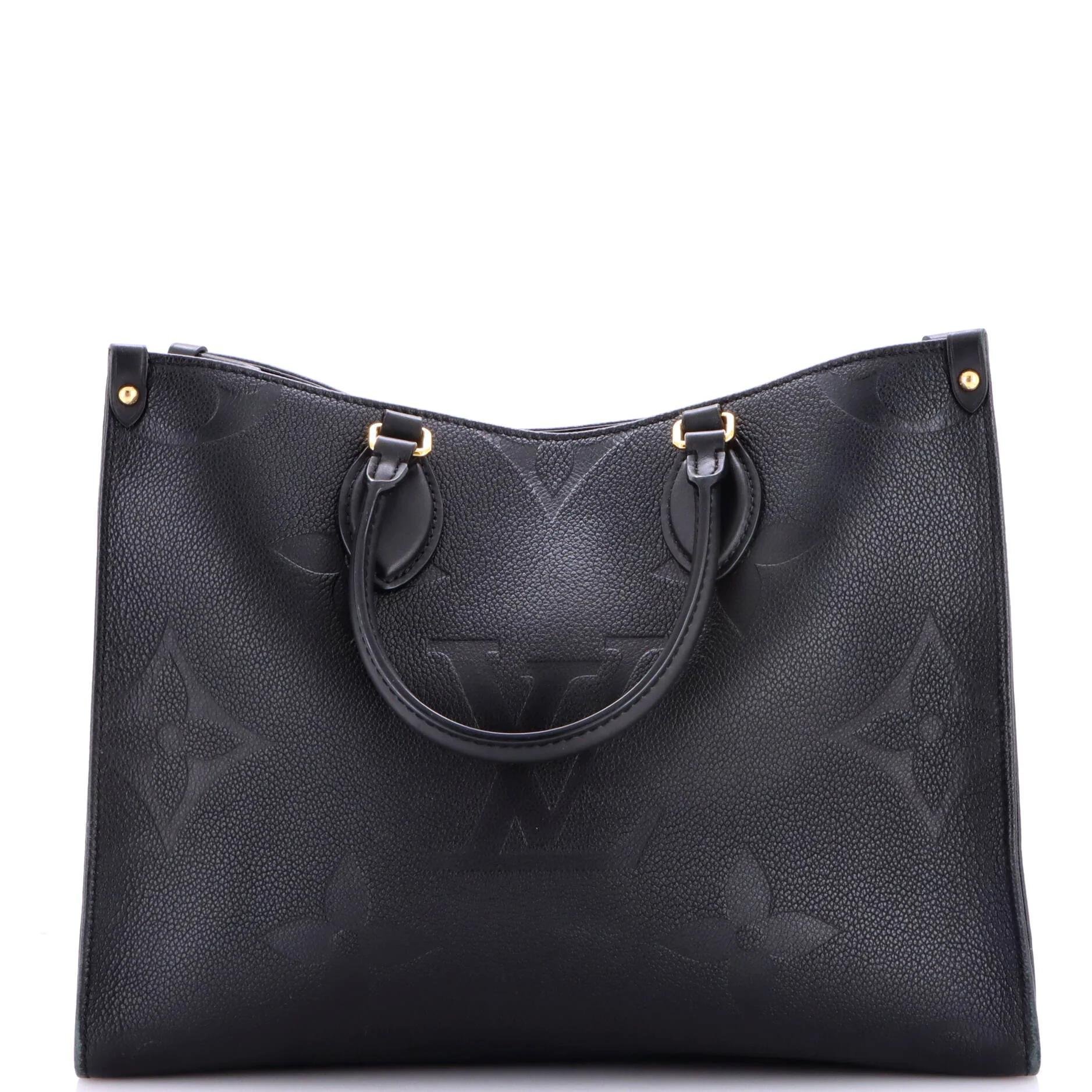 Leather tote
