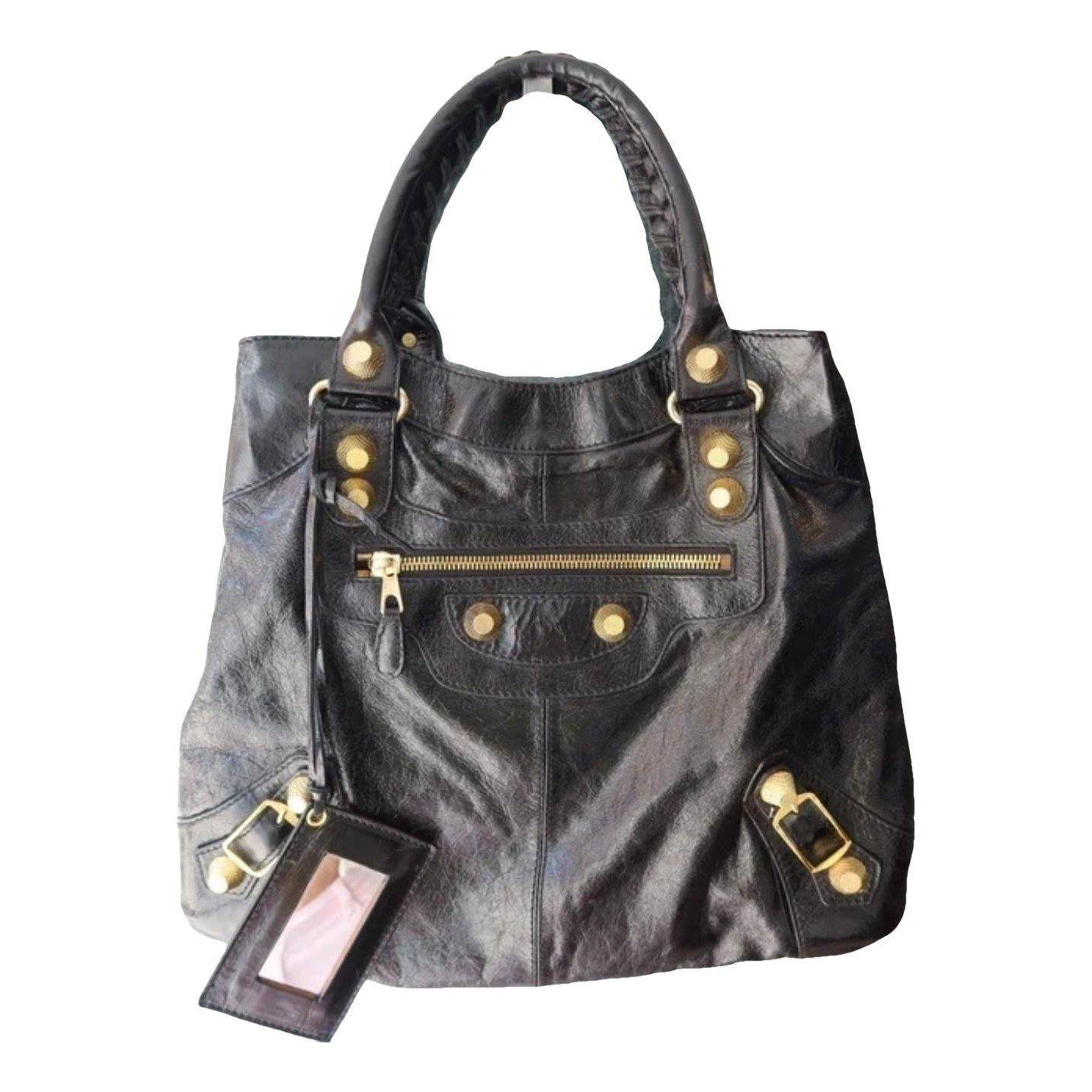 Leather handbag