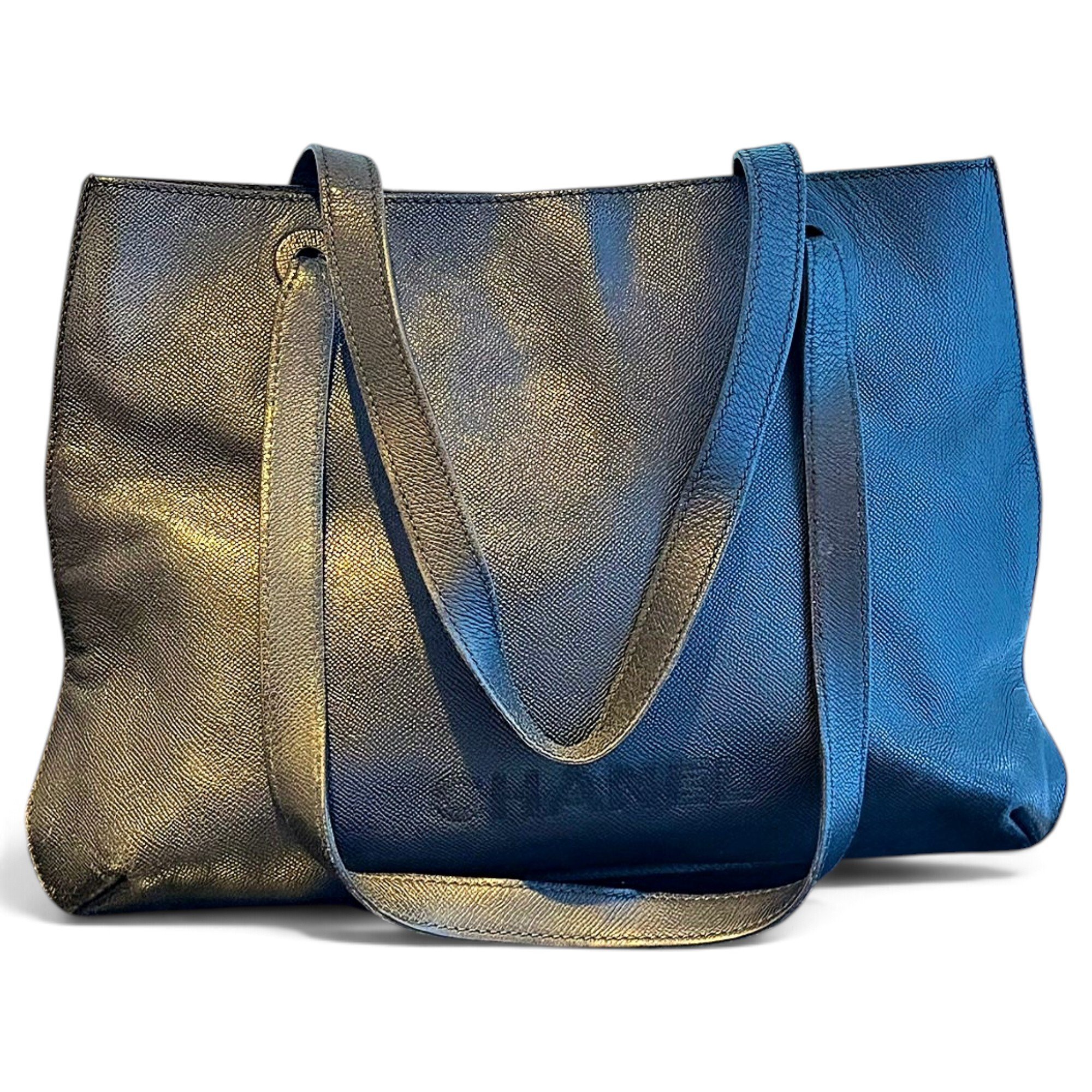 Petite Shopping Tote leather tote