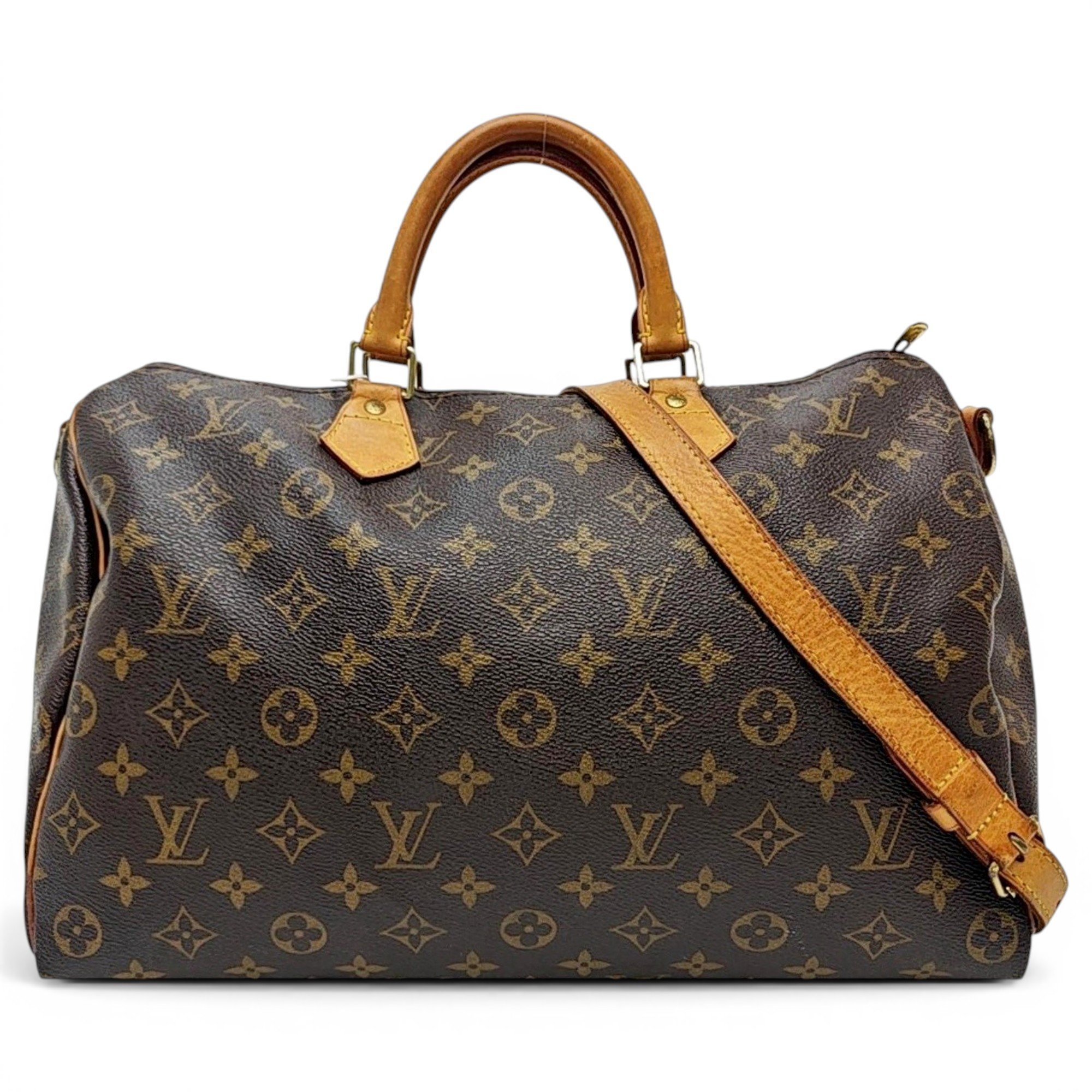 Nano Speedy / Mini HL leather handbag