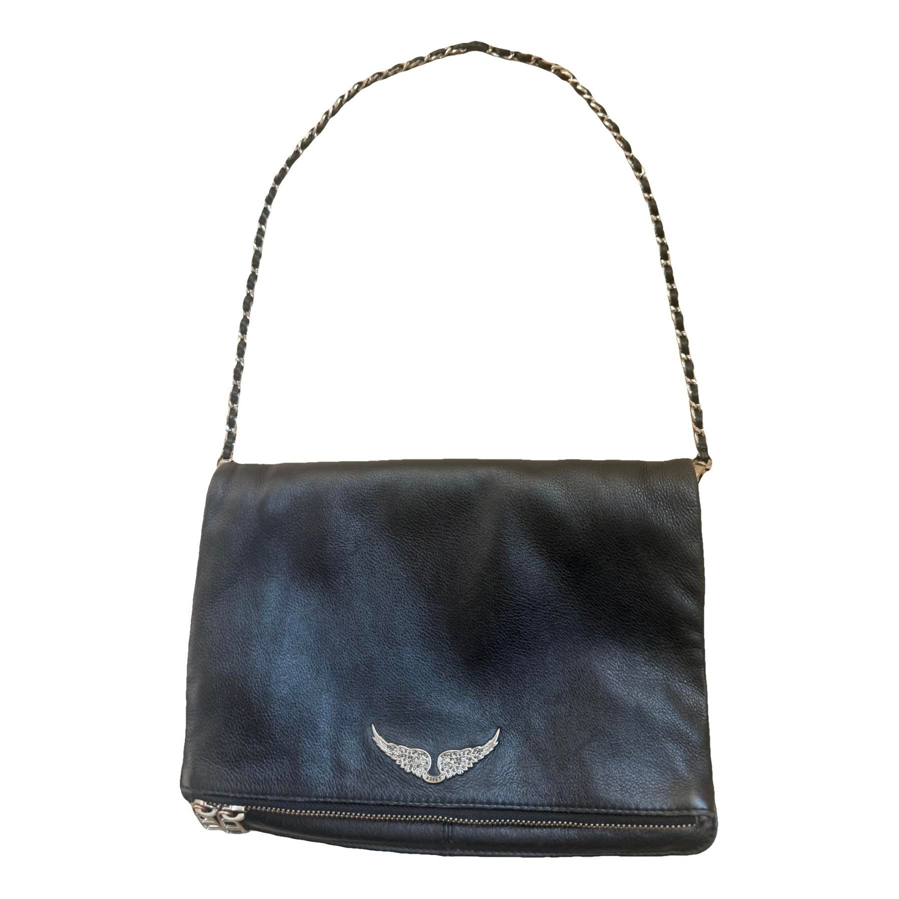 Patent leather handbag