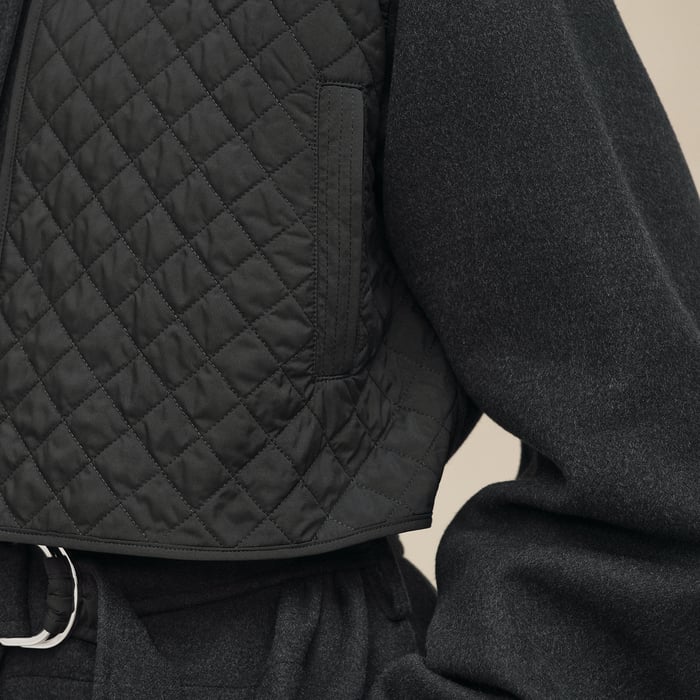 Gris Obscur "Chaine d'Ancre" Coat
