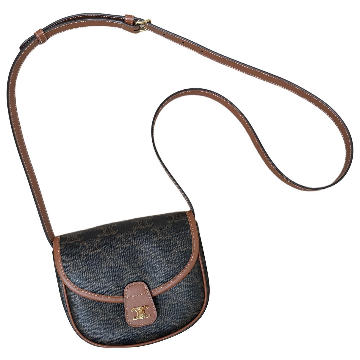 Folco leather crossbody bag