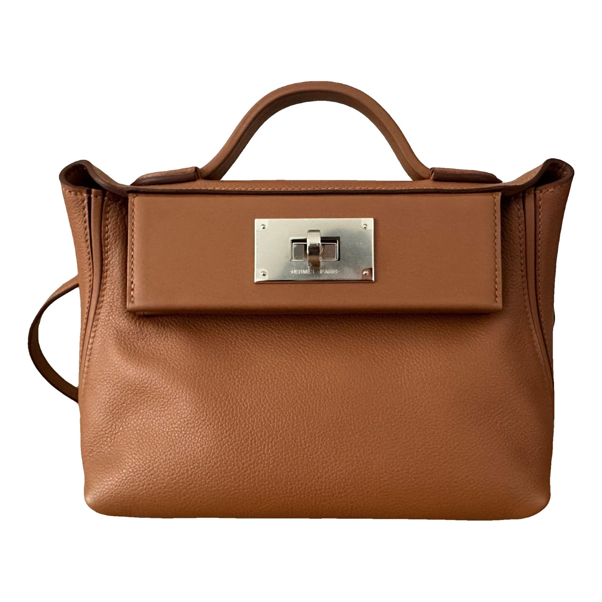 24/24 leather handbag