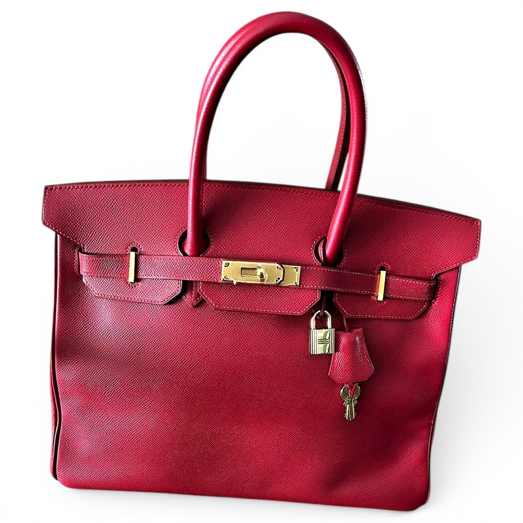 Birkin 35 leather handbag