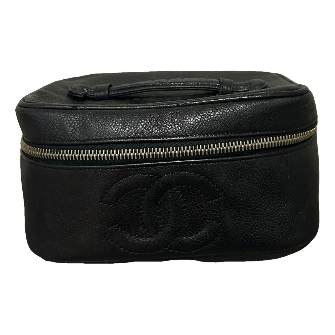 Vanity leather handbag
