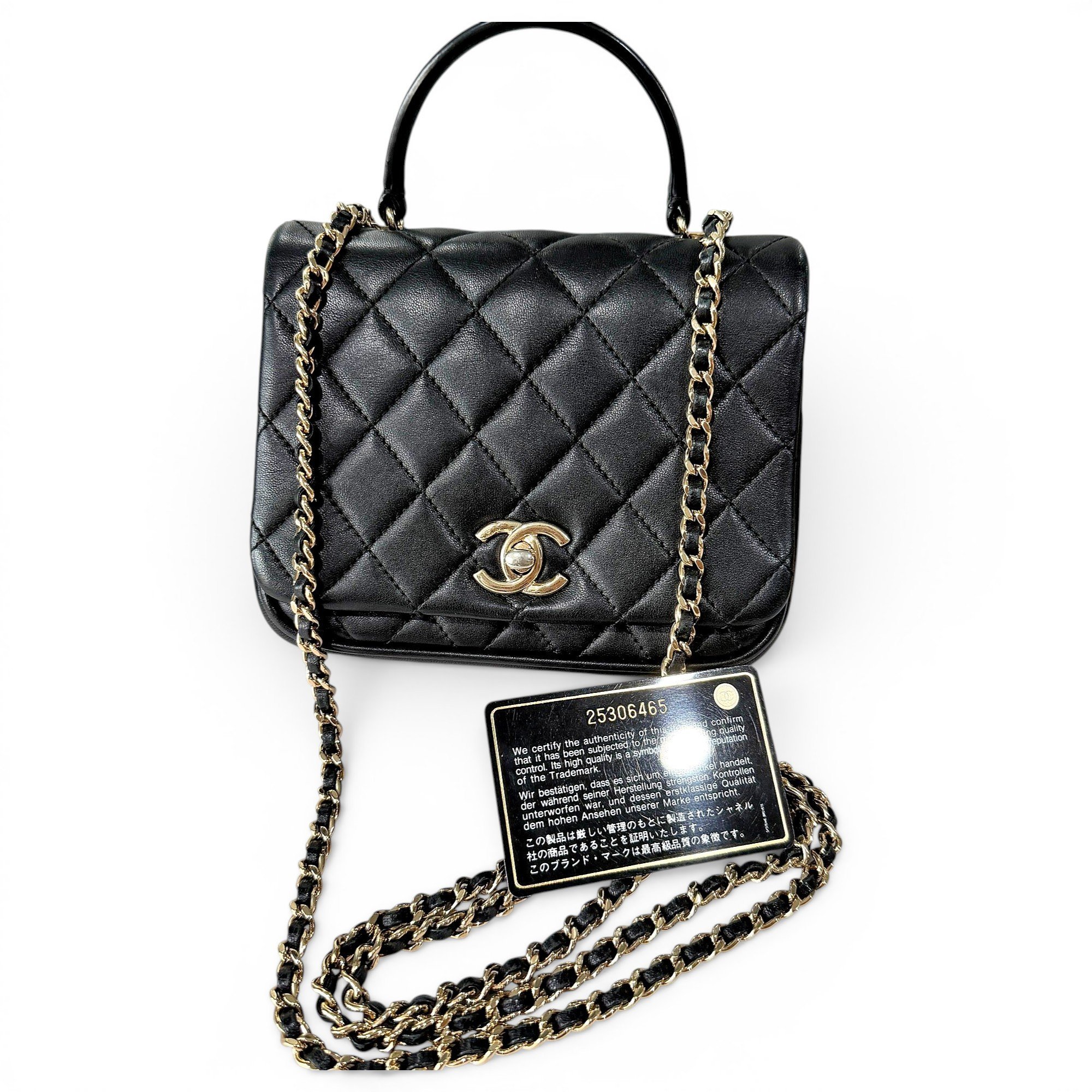 Leather handbag
