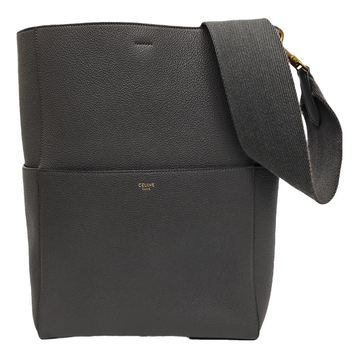 Seau Sangle leather tote