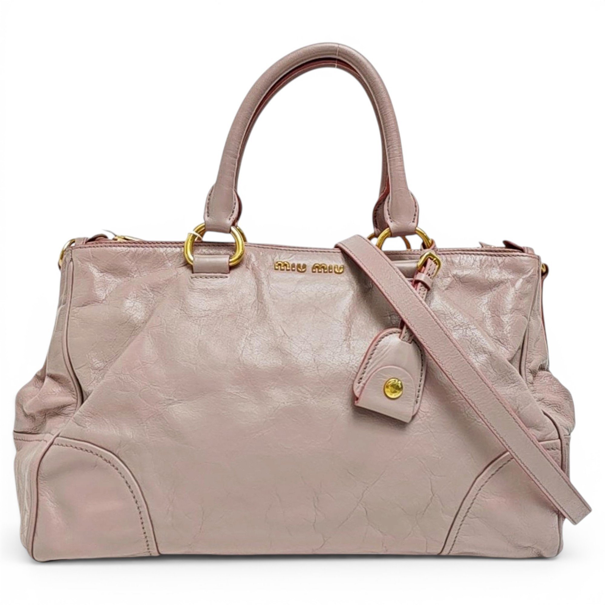 Vitello leather crossbody bag