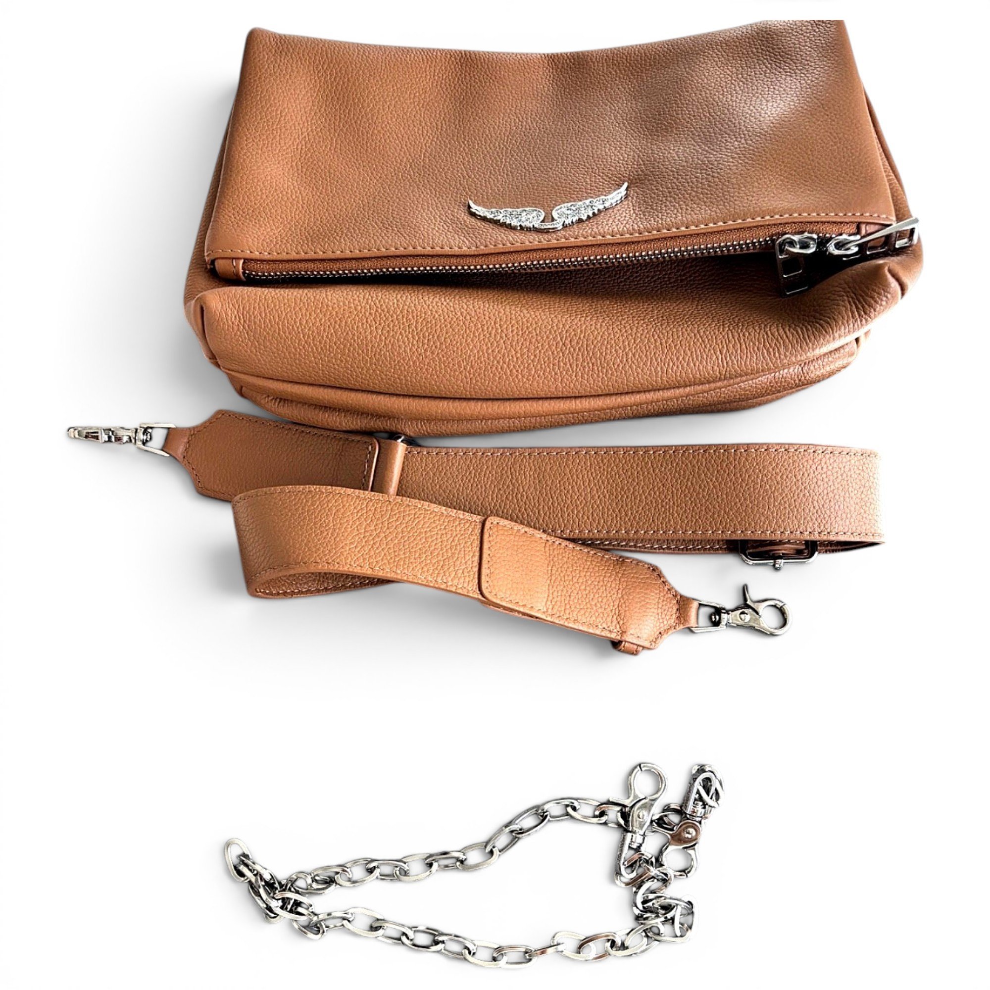 Rock leather handbag