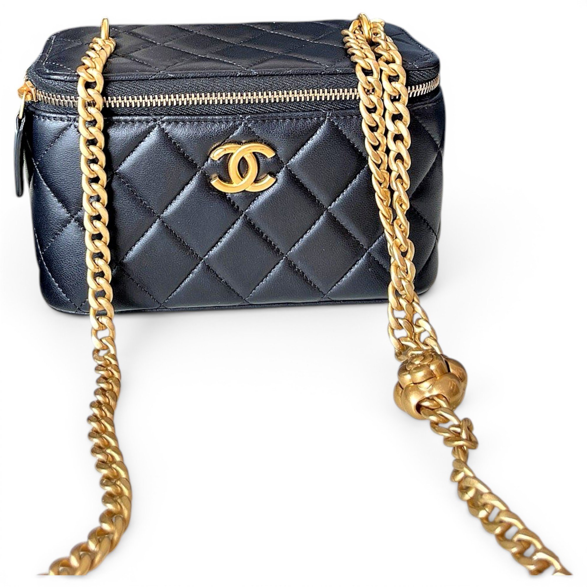 Vanity leather bag
