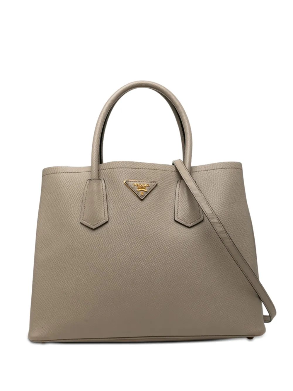 2010-2026 Medium Saffiano Cuir Double satchel