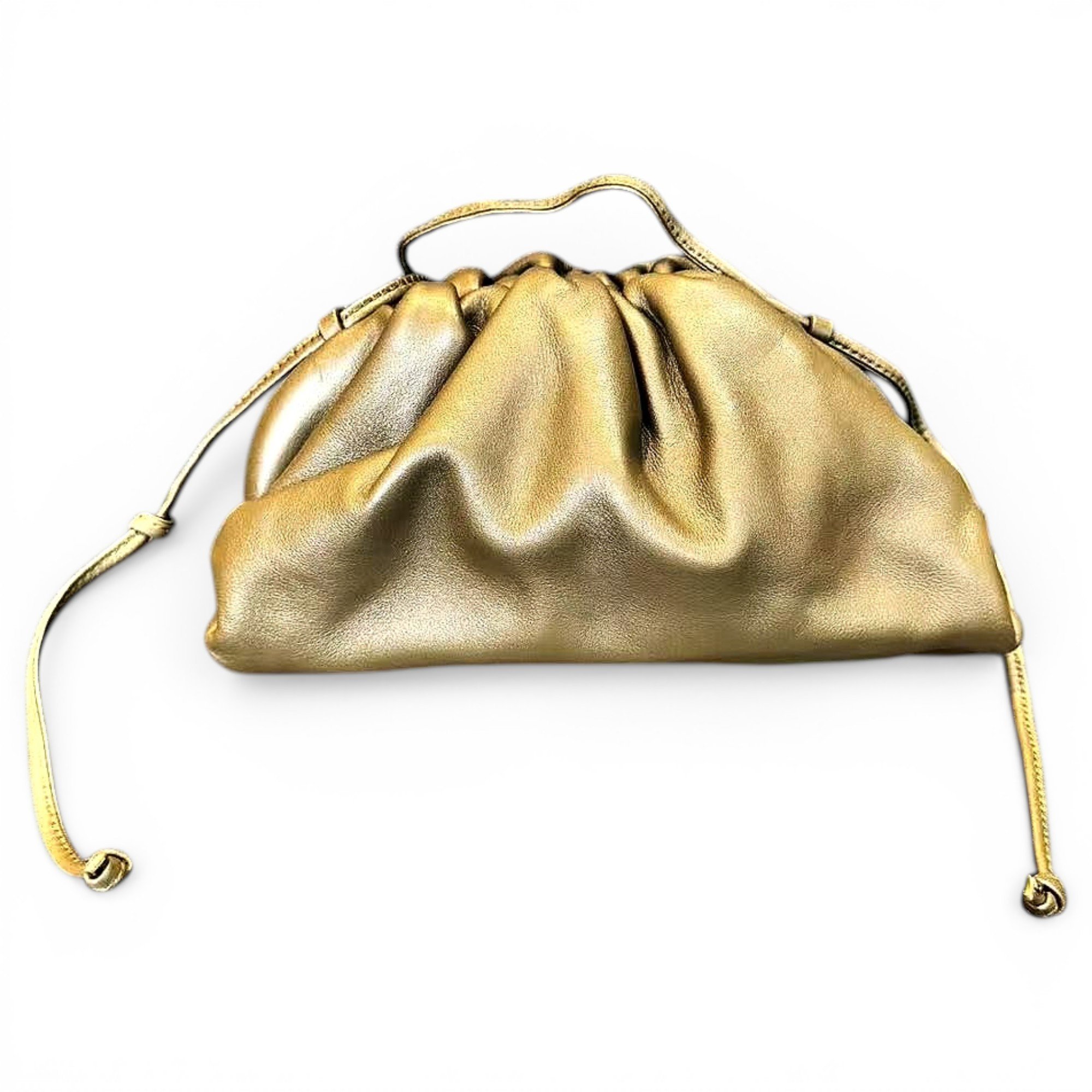 Pouch leather handbag