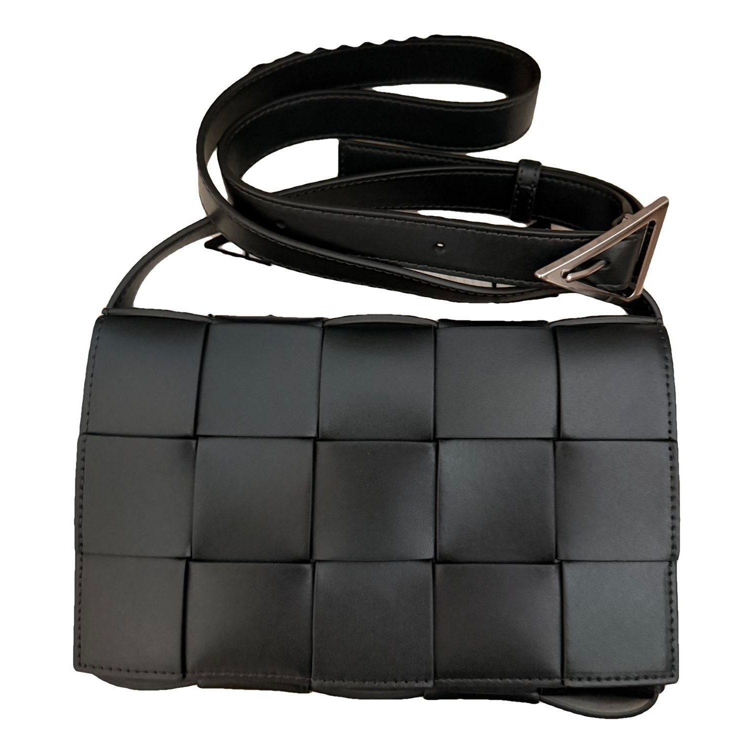 Cassette leather crossbody bag