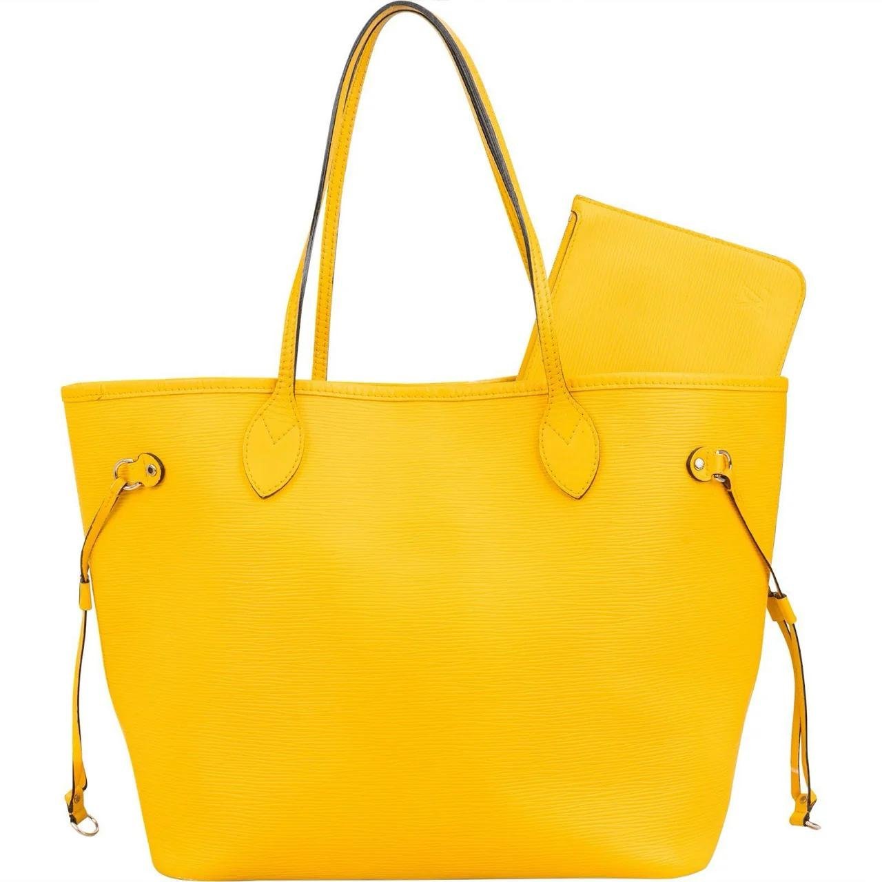 Louis Vuitton Neverfull leather handbag