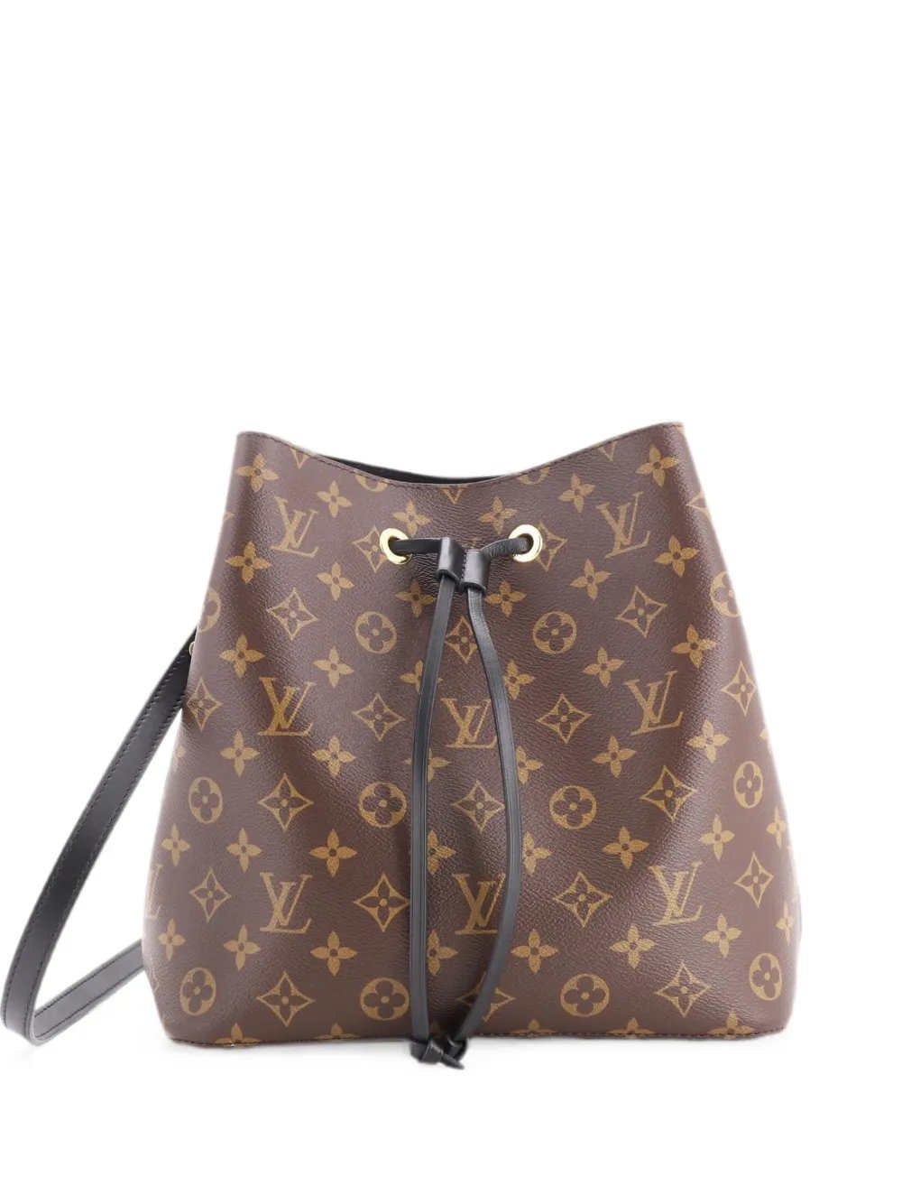 NeoNoe Handbag Monogram Canvas with Leather MM bucket bag