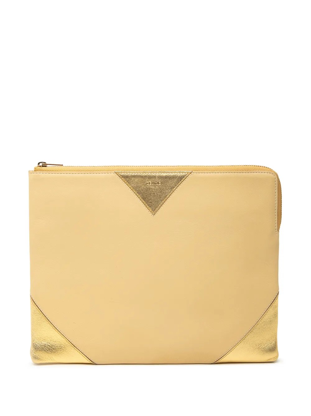 2013 Bicolor Lambskin Coeur clutch bag