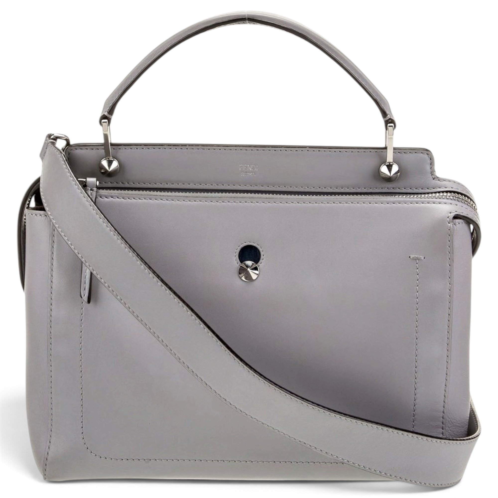 Dot Com leather handbag