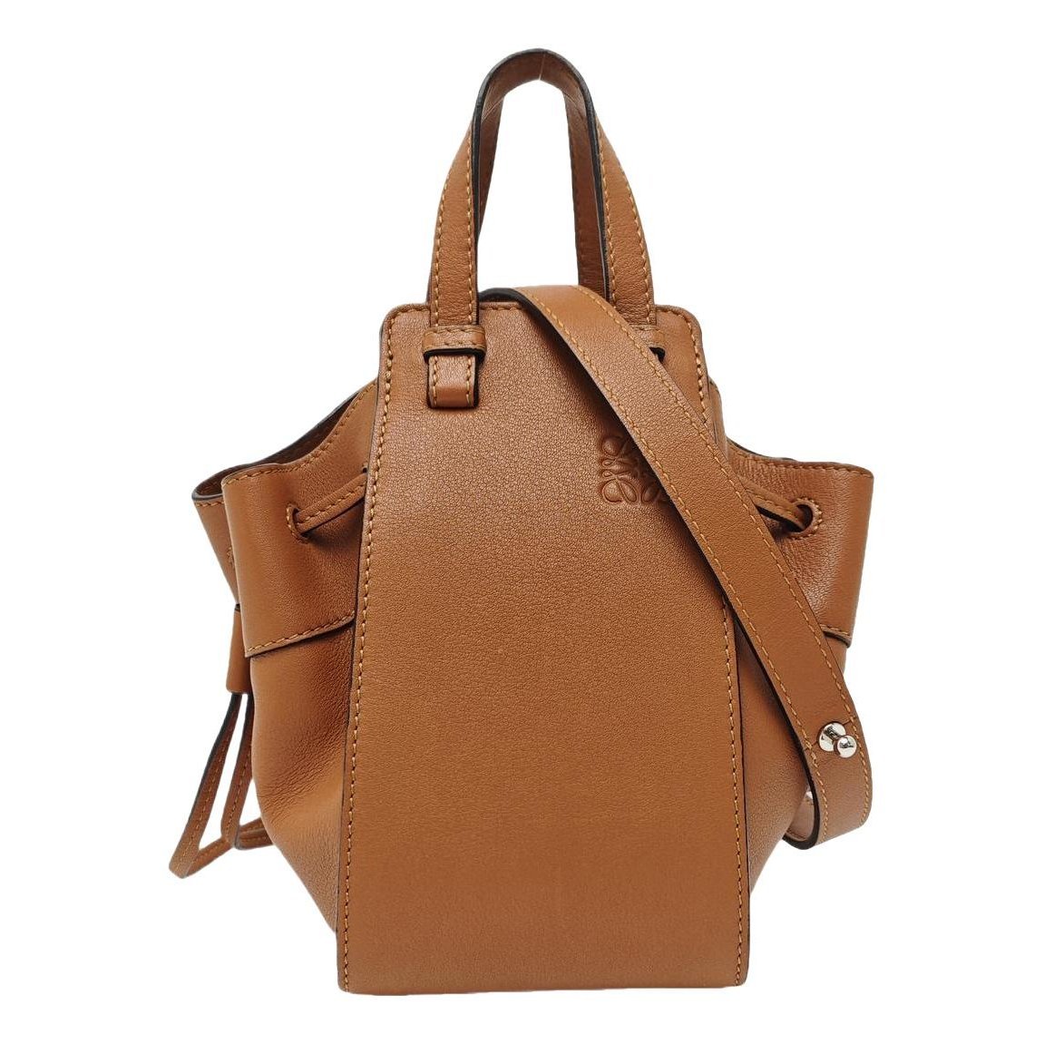 Hammock leather handbag