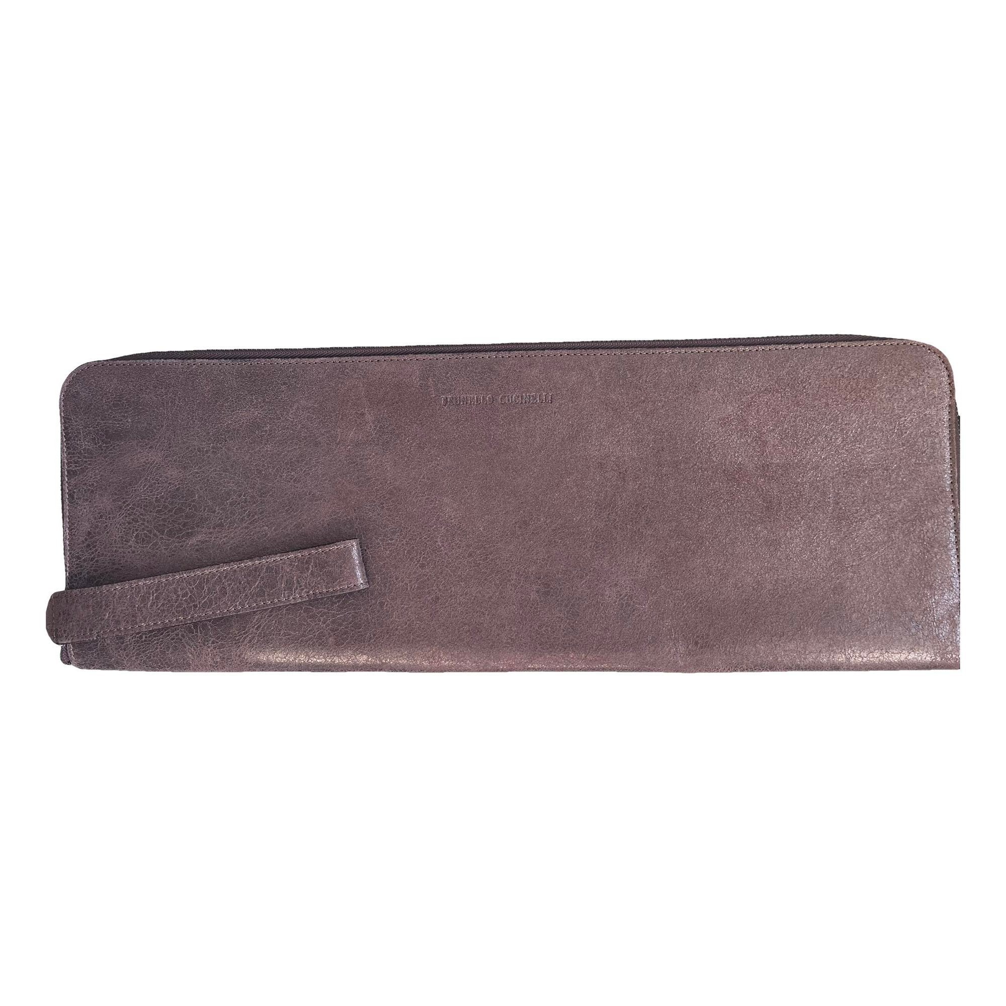 Brunello Cucinelli Leather clutch bag