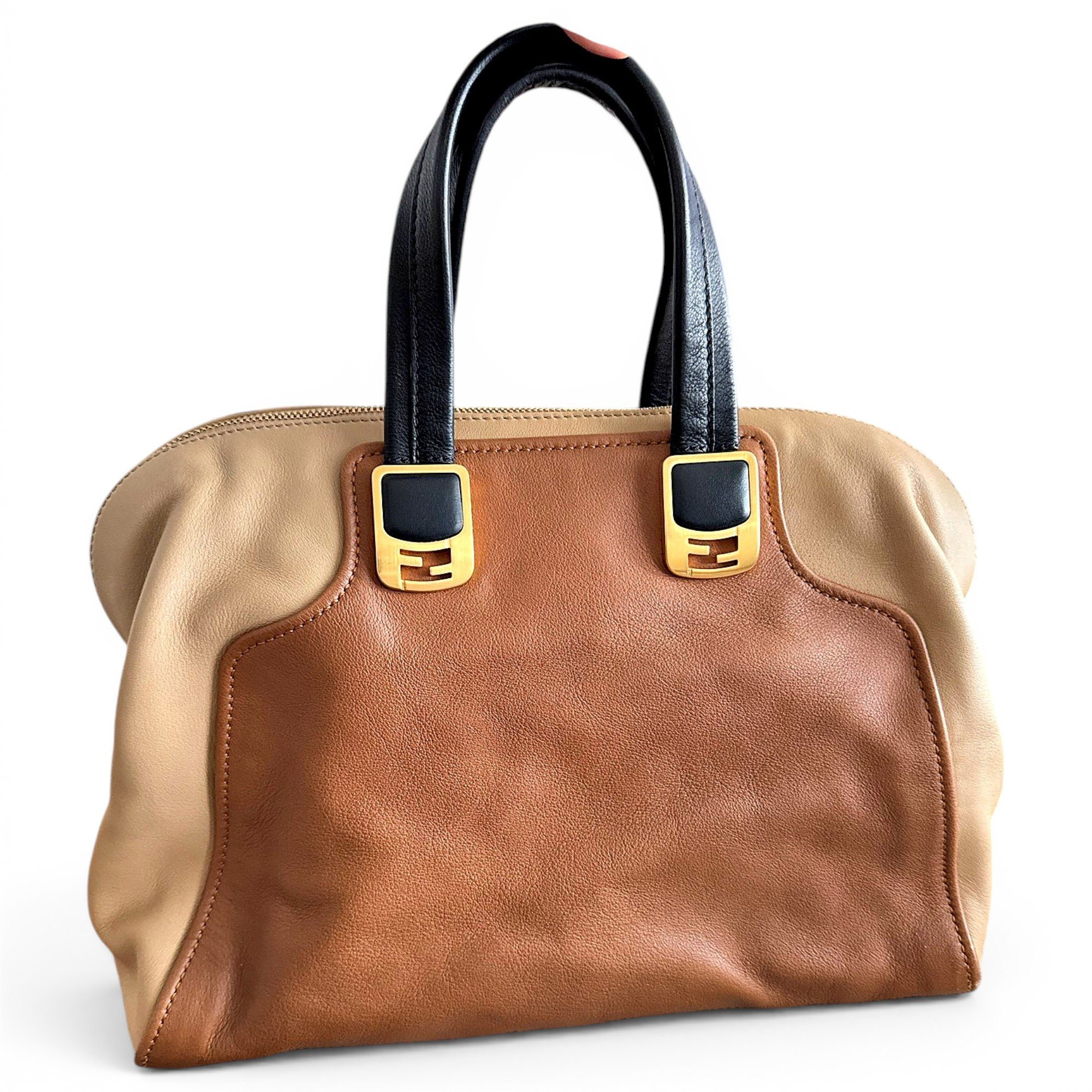 Chameleon leather handbag