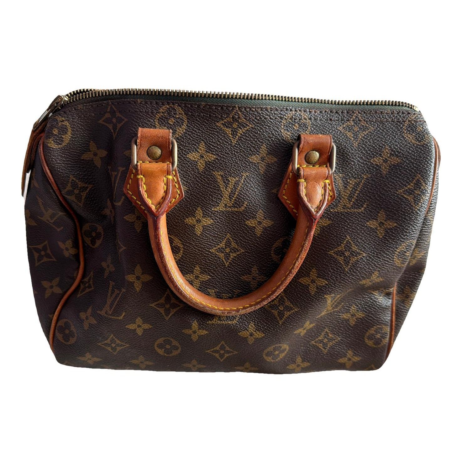 Speedy leather handbag