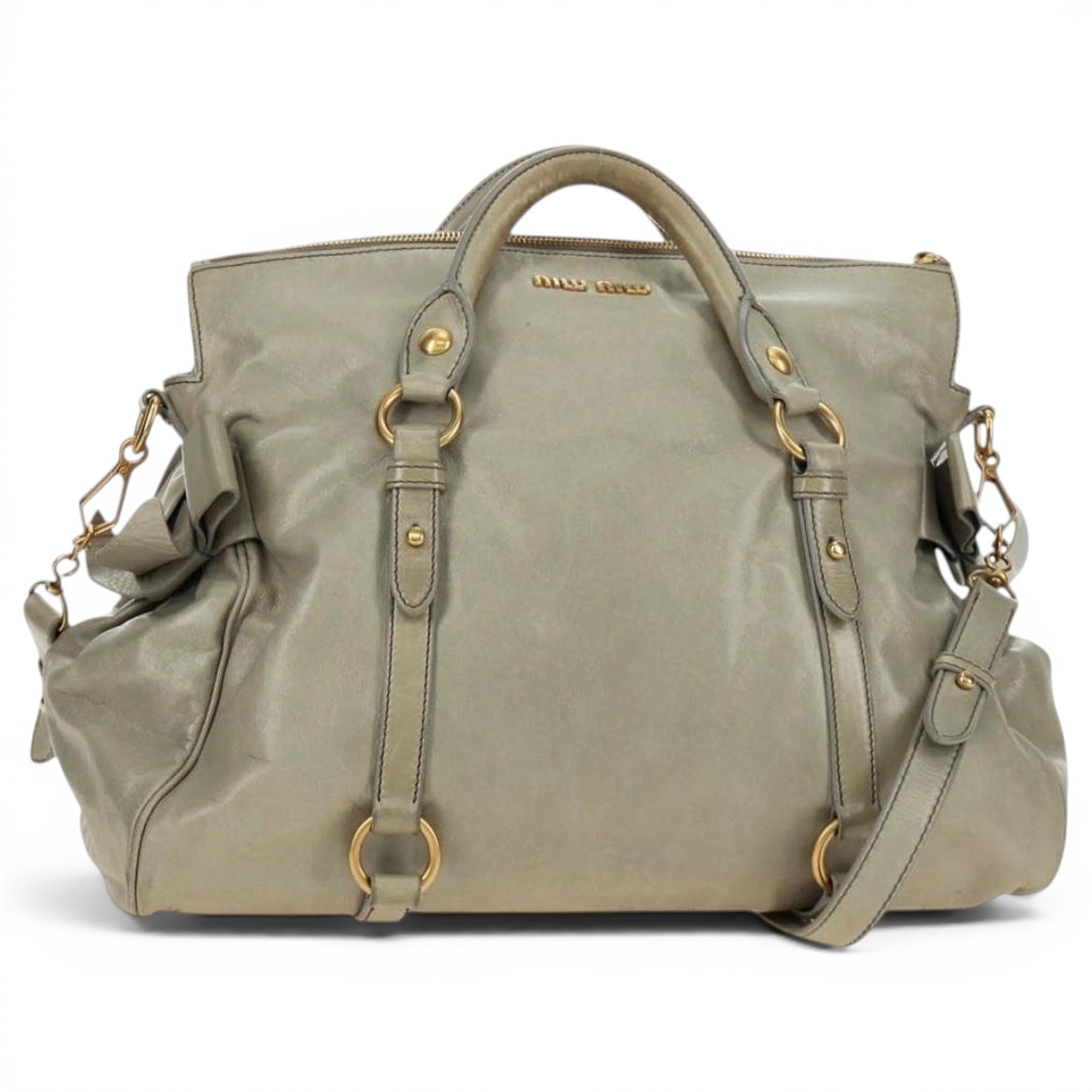 Leather handbag