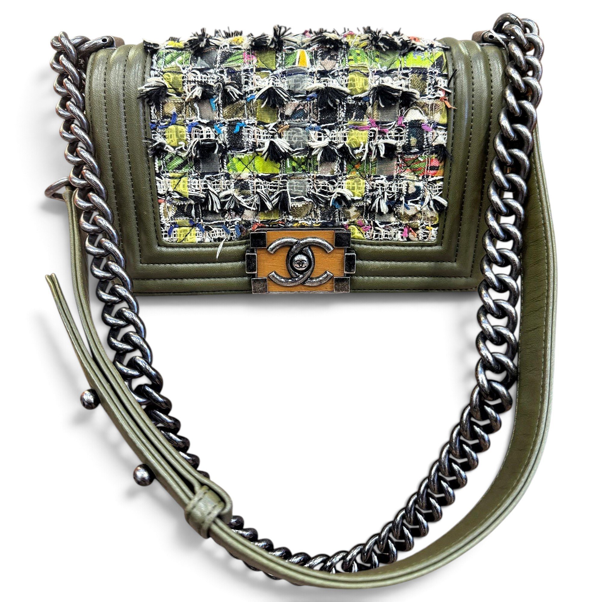 Boy leather crossbody bag