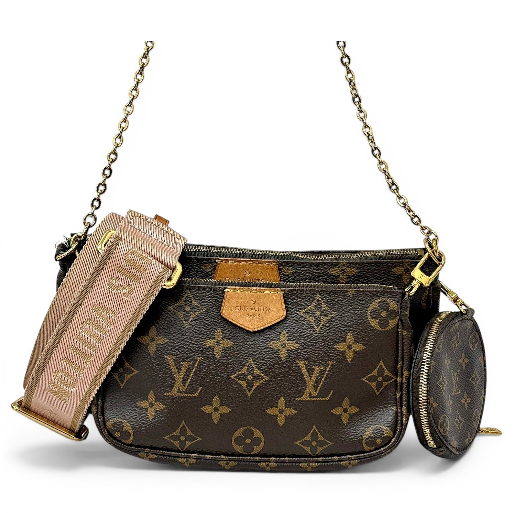 Multi Pochette Accessoires leather handbag