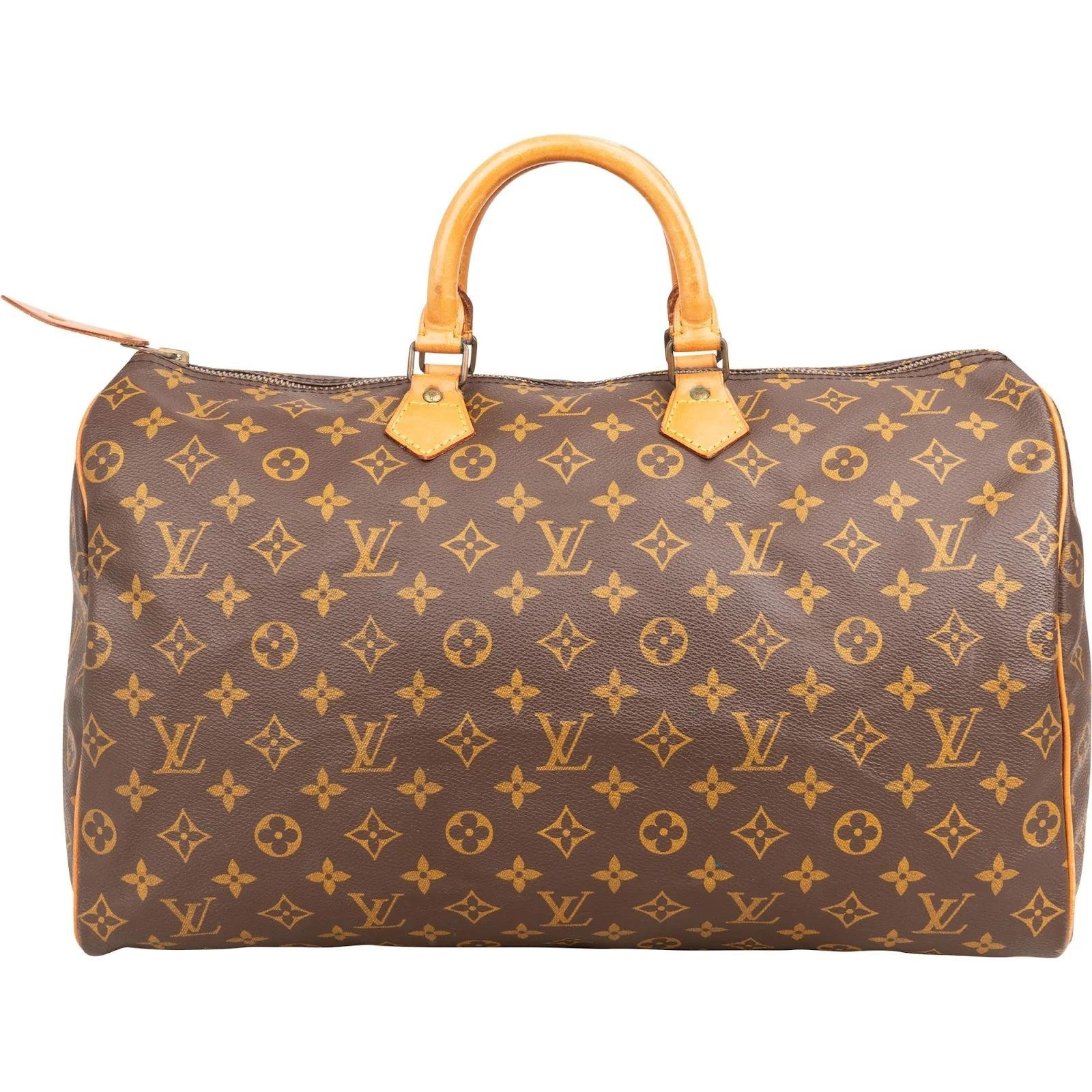 Speedy leather handbag