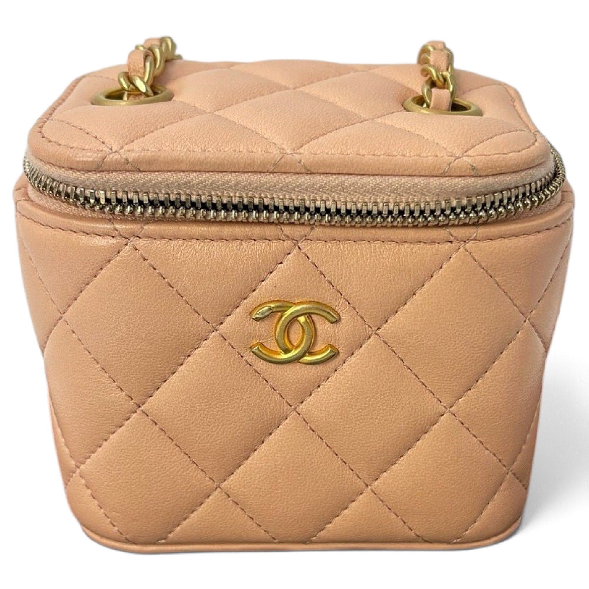 Trendy CC Vanity leather handbag