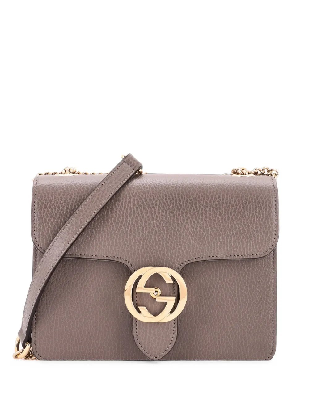 Interlocking Leather Small shoulder bag