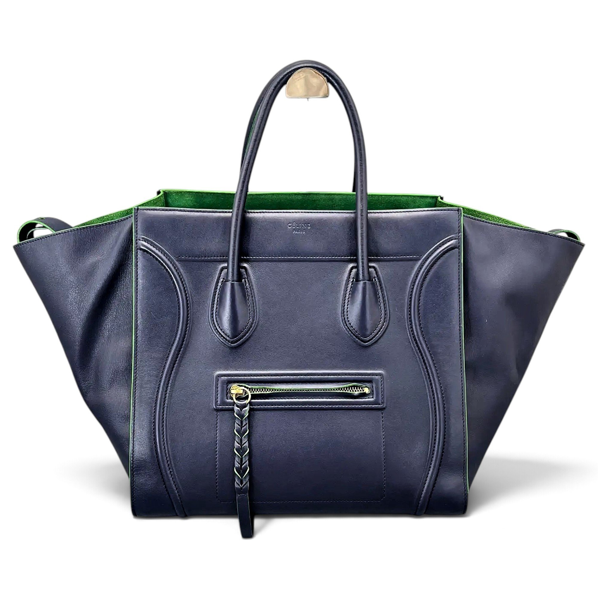 Luggage leather handbag