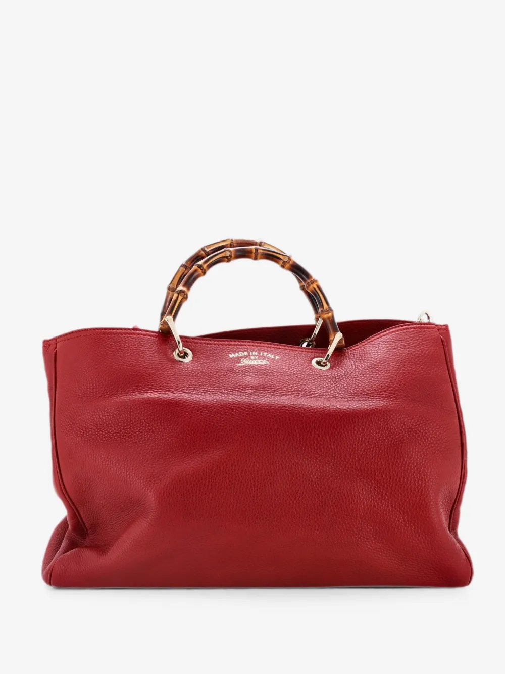 Bamboo Shopper Leather Large tote bag