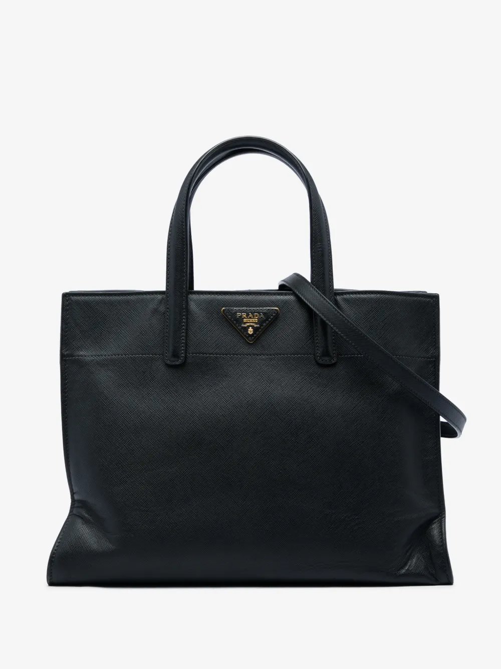 2010-2026 Saffiano Soft Triple Pocket Tote satchel