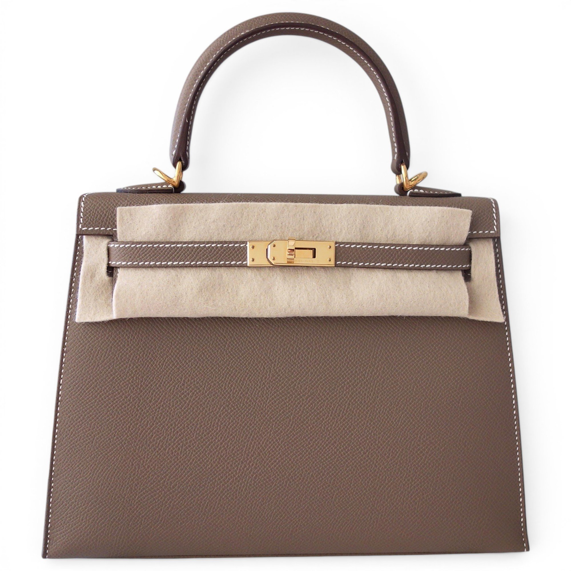 Kelly 25 leather handbag