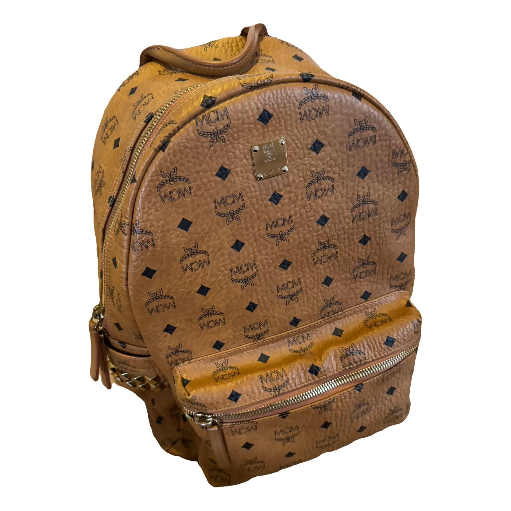 MCM Stark leather backpack
