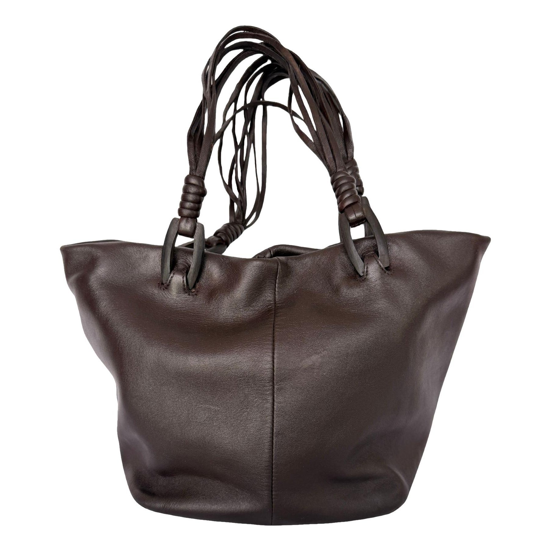 Leather handbag