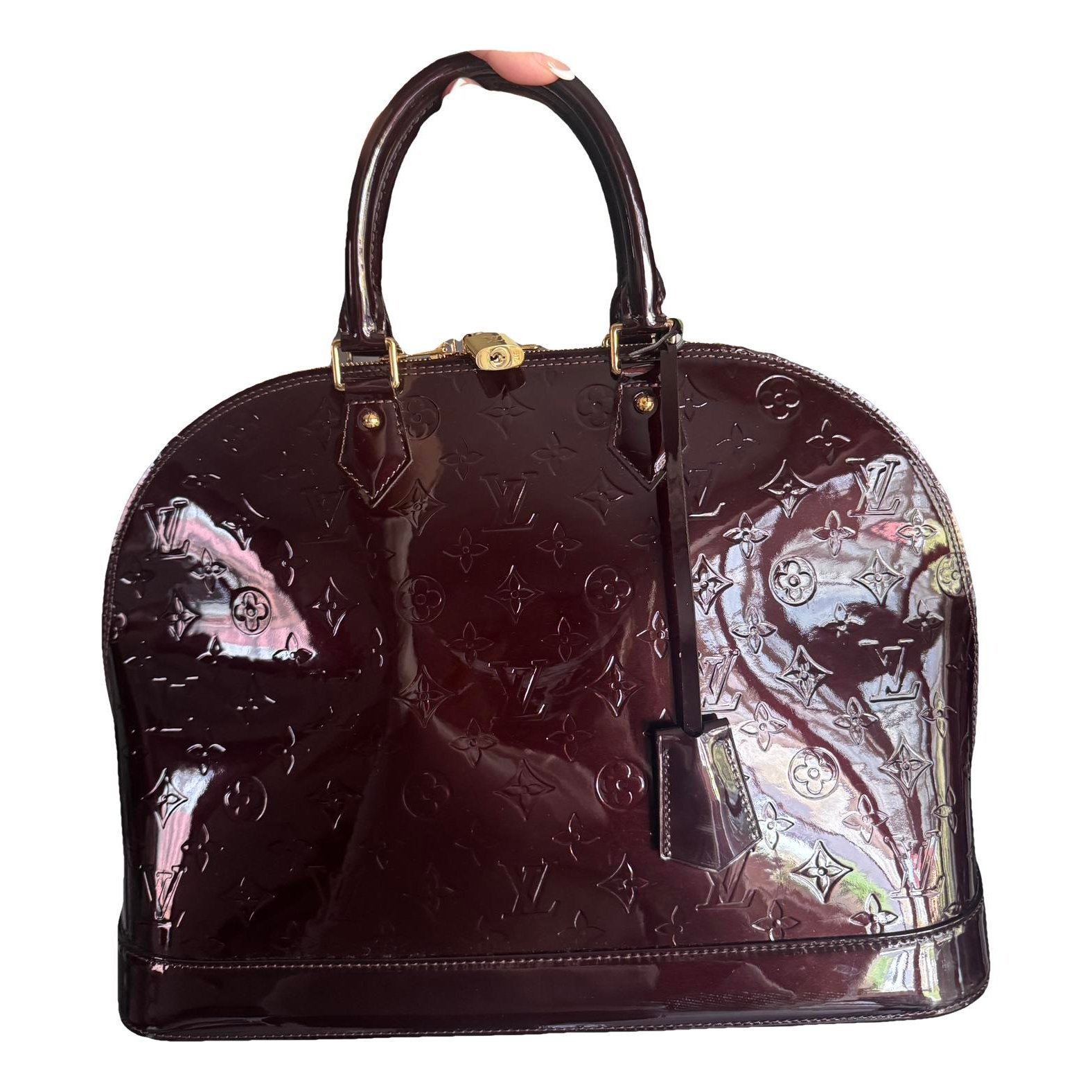 Alma leather handbag