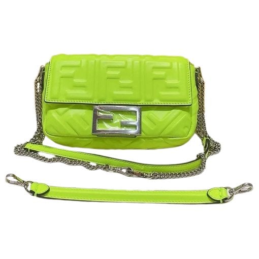 Baguette leather mini bag