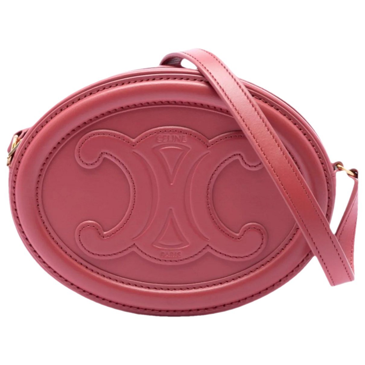 Triomphe leather crossbody bag