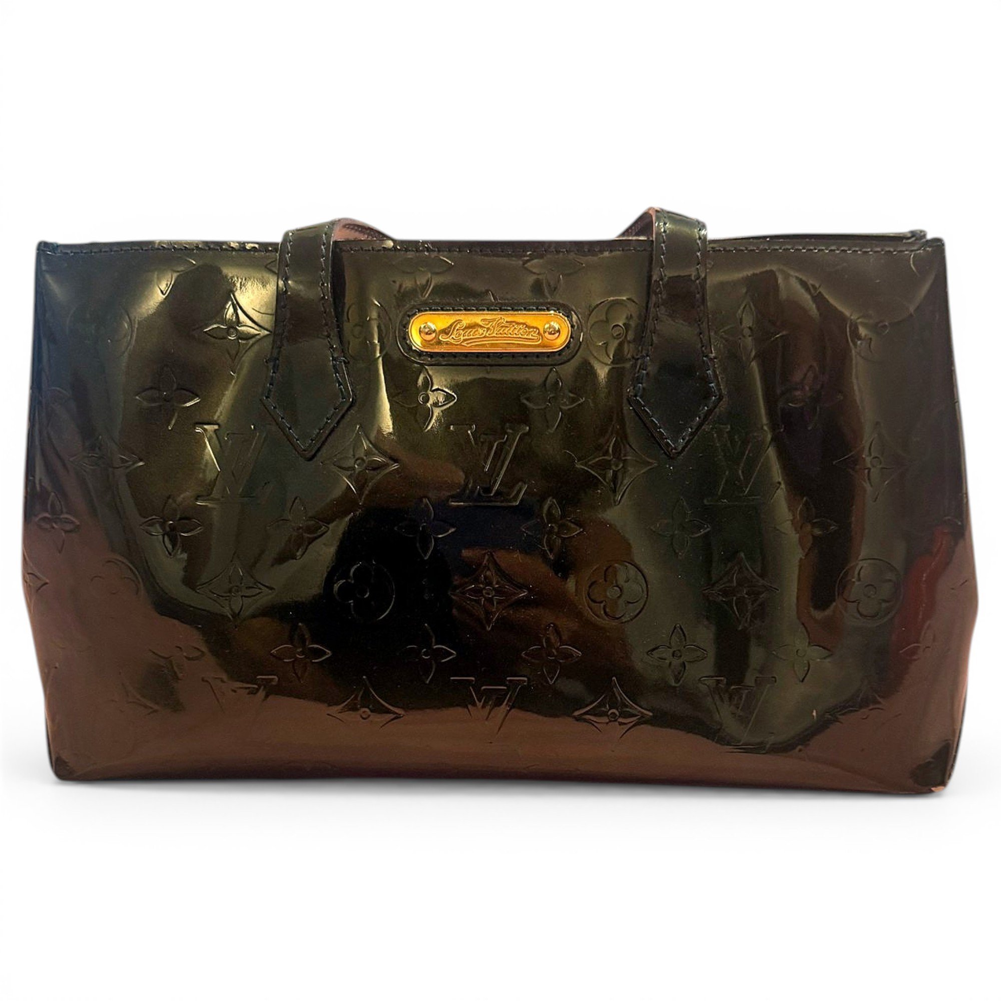 Wilshire patent leather tote